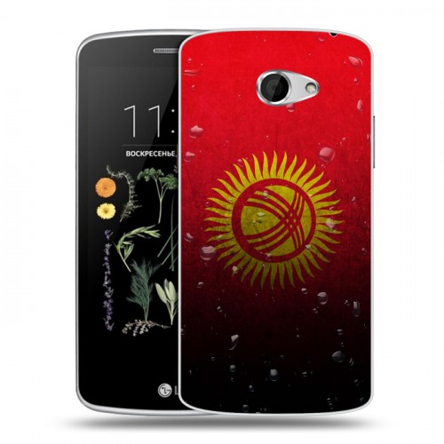 Дизайнерский силиконовый чехол для LG K5 Флаг Киргизии