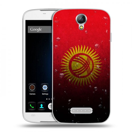 Дизайнерский пластиковый чехол для Doogee X6 Флаг Киргизии