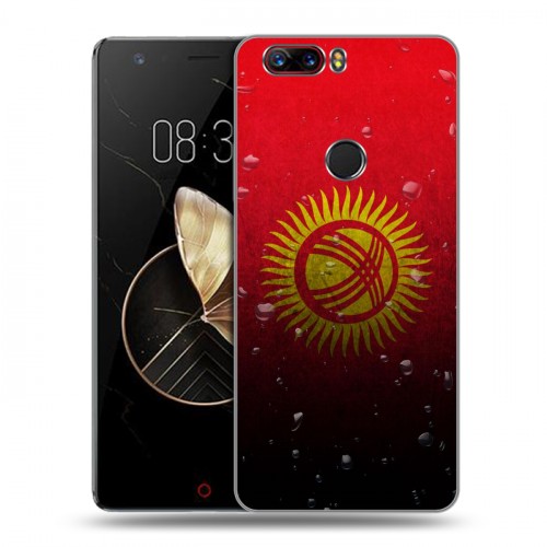 Дизайнерский пластиковый чехол для ZTE Nubia Z17 Флаг Киргизии