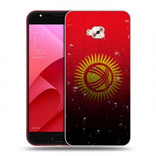 Дизайнерский пластиковый чехол для ASUS ZenFone 4 Selfie Pro Флаг Киргизии