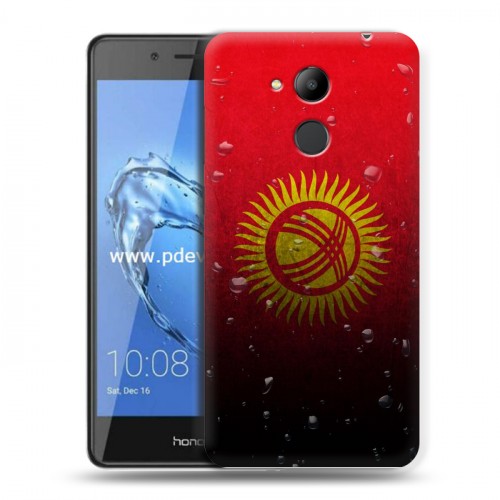 Дизайнерский пластиковый чехол для Huawei Honor 6C Pro Флаг Киргизии