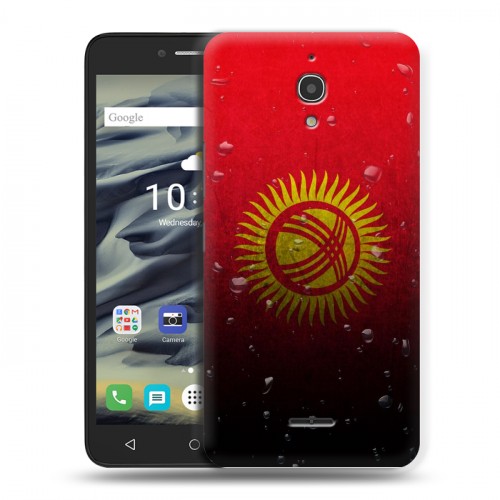 Дизайнерский силиконовый чехол для Alcatel Pixi 4 (6) 9001d Флаг Киргизии