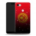 Дизайнерский силиконовый чехол для Google Pixel 3 XL Флаг Киргизии