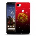 Дизайнерский пластиковый чехол для Google Pixel 3a XL Флаг Киргизии