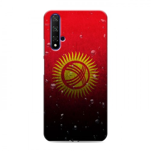 Дизайнерский пластиковый чехол для Huawei Honor 20 Флаг Киргизии