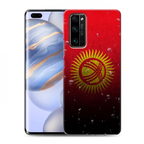 Дизайнерский силиконовый чехол для Huawei Honor 30 Pro Флаг Киргизии