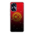 Дизайнерский пластиковый чехол для Realme C55 Флаг Киргизии