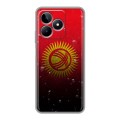 Дизайнерский пластиковый чехол для Realme C53 Флаг Киргизии