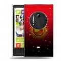 Дизайнерский силиконовый чехол для Nokia Lumia 1020 Флаг Киргизии