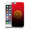 Дизайнерский силиконовый чехол для Iphone 6 Plus/6s Plus Флаг Киргизии