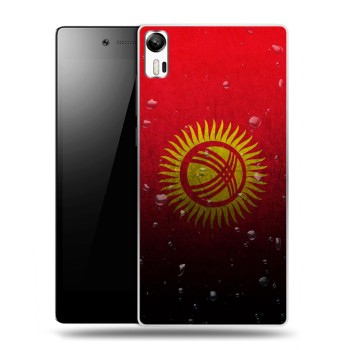 Дизайнерский силиконовый чехол для Lenovo Vibe Shot Флаг Киргизии (на заказ)