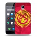 Дизайнерский пластиковый чехол для Meizu M2 Note Флаг Киргизии