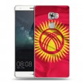 Дизайнерский пластиковый чехол для Huawei Mate S Флаг Киргизии