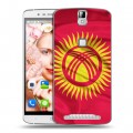 Дизайнерский пластиковый чехол для Elephone P8000 Флаг Киргизии