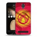 Дизайнерский пластиковый чехол для ASUS ZenFone Go 4.5 Флаг Киргизии