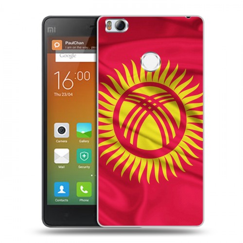 Дизайнерский пластиковый чехол для Xiaomi Mi4S Флаг Киргизии