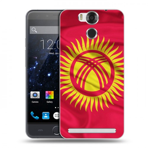 Дизайнерский пластиковый чехол для Ulefone Power Флаг Киргизии