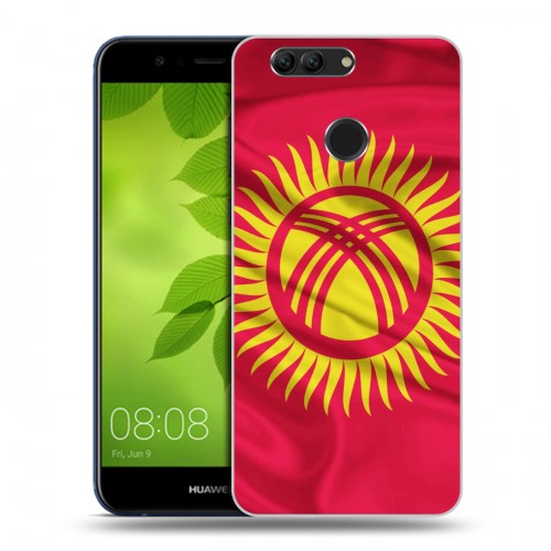 Дизайнерский пластиковый чехол для Huawei Nova 2 Plus Флаг Киргизии