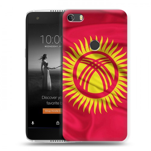 Дизайнерский силиконовый чехол для Alcatel Idol 5S Флаг Киргизии