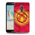 Дизайнерский силиконовый чехол для Alcatel A7 Флаг Киргизии