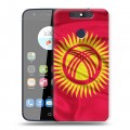 Дизайнерский силиконовый чехол для ZTE Blade V8C Флаг Киргизии