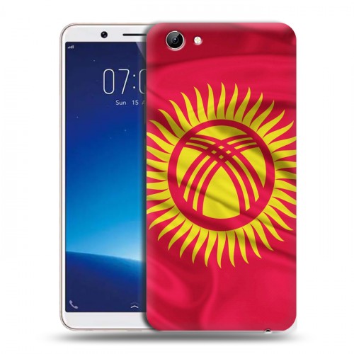 Дизайнерский силиконовый чехол для Vivo Y71 Флаг Киргизии