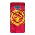 Дизайнерский силиконовый с усиленными углами чехол для Samsung Galaxy Note 9 Флаг Киргизии