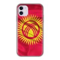 Дизайнерский силиконовый чехол для Iphone 11 Флаг Киргизии