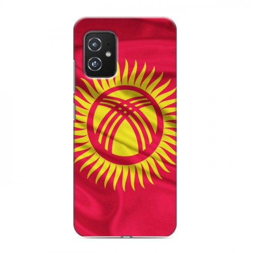 Дизайнерский силиконовый чехол для ASUS ZenFone 8 Флаг Киргизии