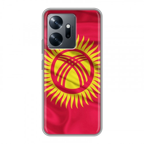 Дизайнерский силиконовый чехол для Infinix Zero 20 Флаг Киргизии