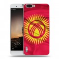 Дизайнерский пластиковый чехол для Huawei Honor 6 Plus Флаг Киргизии
