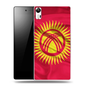 Дизайнерский силиконовый чехол для Lenovo Vibe Shot Флаг Киргизии (на заказ)