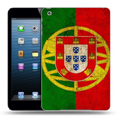 Дизайнерский силиконовый чехол для Ipad Mini Флаг Португалии