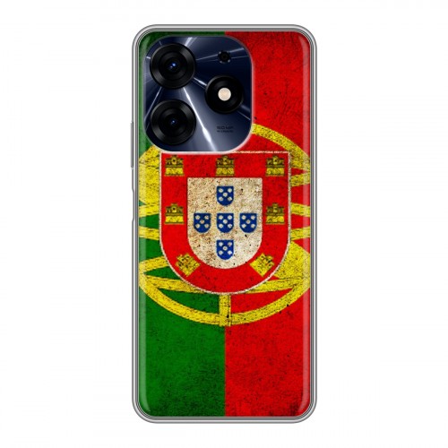 Дизайнерский пластиковый чехол для Tecno Spark 10 Pro Флаг Португалии