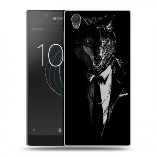 Дизайнерский пластиковый чехол для Sony Xperia L1 Хищные джентльмены