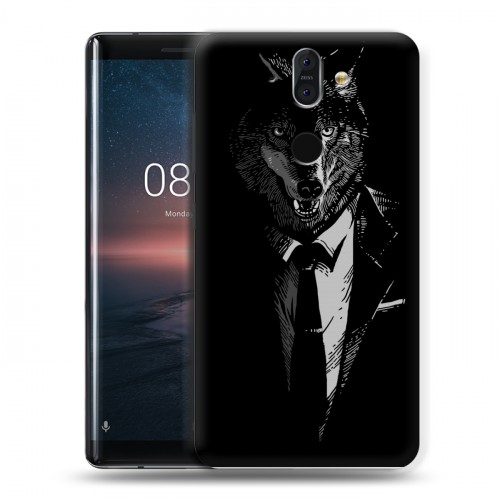 Дизайнерский пластиковый чехол для Nokia 8 Sirocco Хищные джентльмены