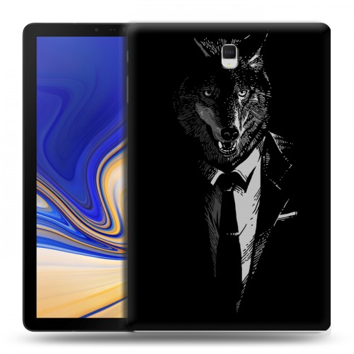 Дизайнерский силиконовый чехол для Samsung Galaxy Tab S4 Хищные джентльмены