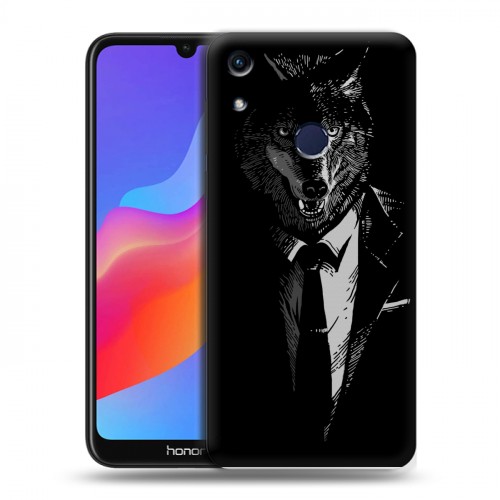 Дизайнерский пластиковый чехол для Huawei Honor 8A Хищные джентльмены