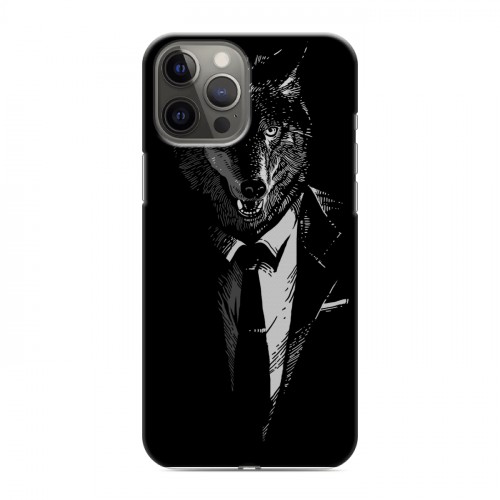 Дизайнерский силиконовый чехол для Iphone 12 Pro Max Хищные джентльмены