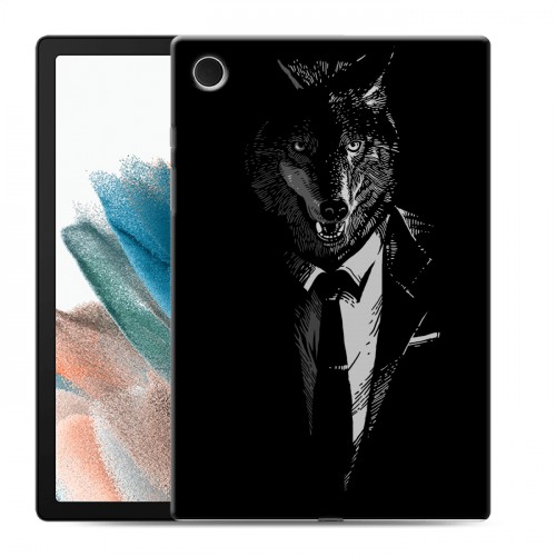 Дизайнерский силиконовый чехол для Samsung Galaxy Tab A8 10.5 (2021) Хищные джентльмены