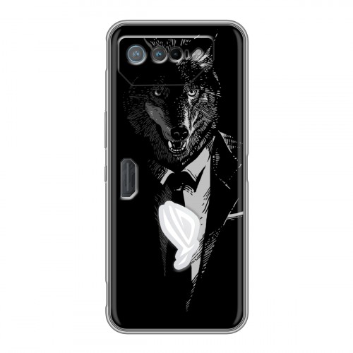 Дизайнерский силиконовый чехол для ASUS ROG Phone 7 Хищные джентльмены