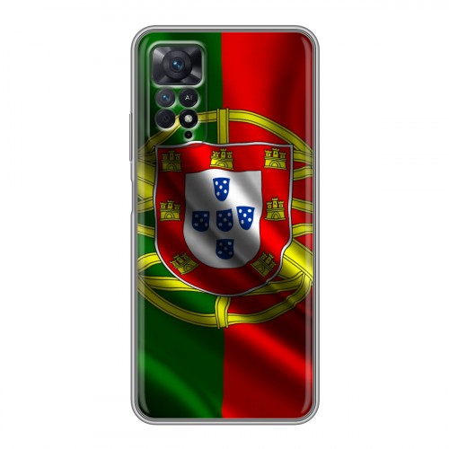 Дизайнерский пластиковый чехол для Xiaomi Redmi Note 11 Pro Флаг Португалии