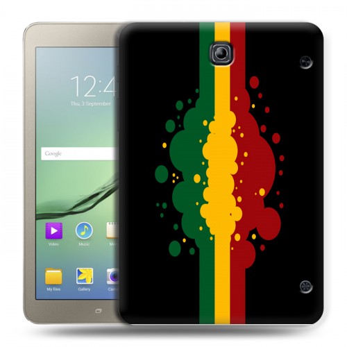 Дизайнерский силиконовый чехол для Samsung Galaxy Tab S2 8.0 Флаг Раста