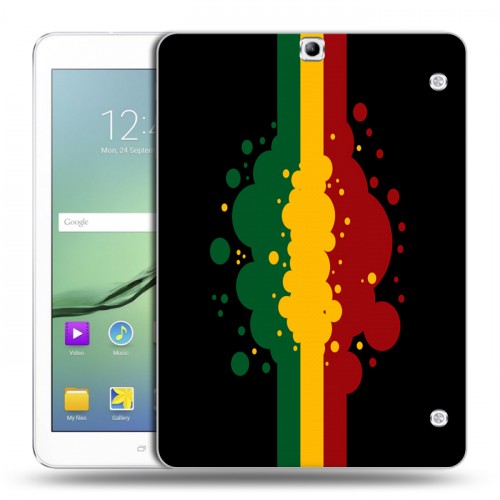 Дизайнерский силиконовый чехол для Samsung Galaxy Tab S2 9.7 Флаг Раста