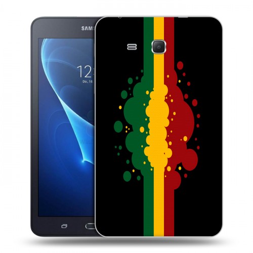 Дизайнерский силиконовый чехол для Samsung Galaxy Tab A 7 (2016) Флаг Раста