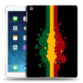 Дизайнерский силиконовый чехол для Ipad Air Флаг Раста