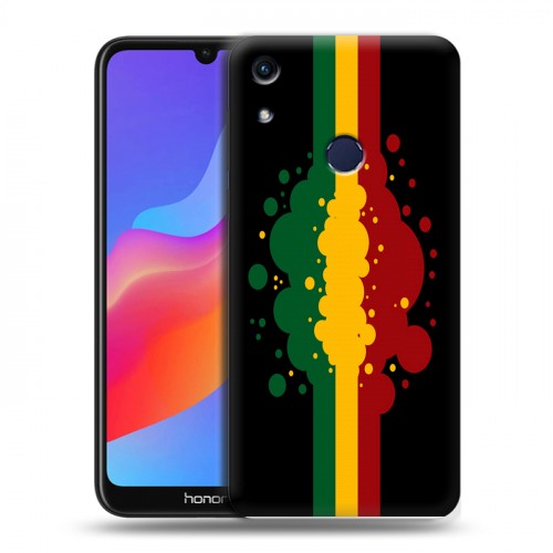Дизайнерский пластиковый чехол для Huawei Honor 8A Флаг Раста