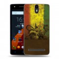 Дизайнерский силиконовый чехол для Wileyfox Storm Флаг Раста