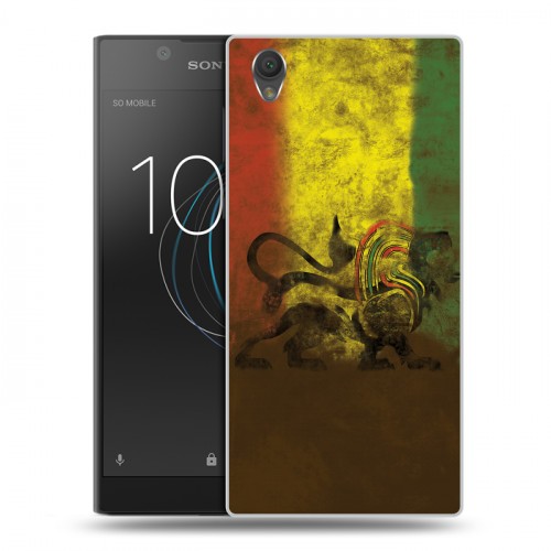 Дизайнерский пластиковый чехол для Sony Xperia L1 Флаг Раста