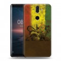 Дизайнерский пластиковый чехол для Nokia 8 Sirocco Флаг Раста